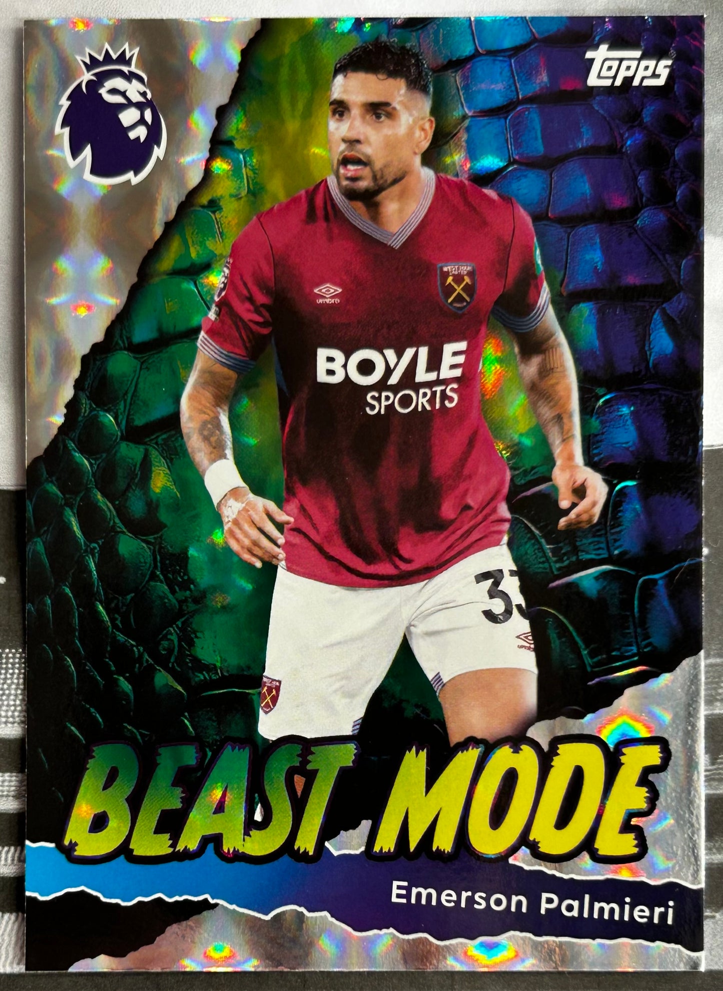 Topps Premier League 2026 Debut Edition - Single BEAST MODE Insert Cards #421 - #440
