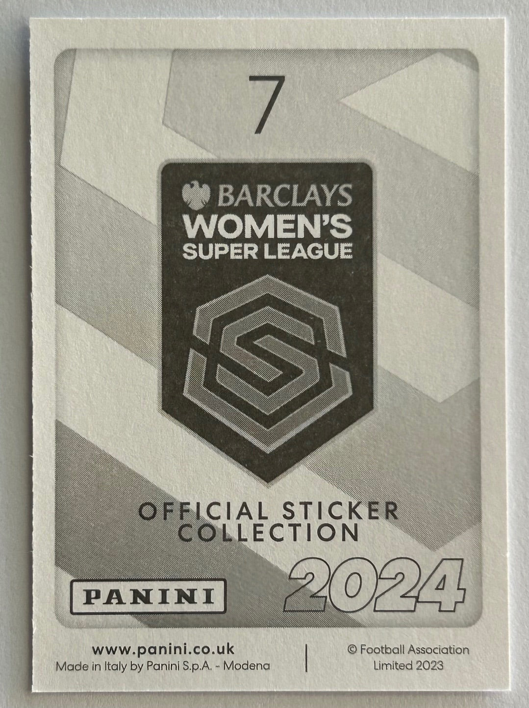 Panini Barclays Women's Super League 2024 - FINNIGAN (EVERTON) Captain Sticker #7