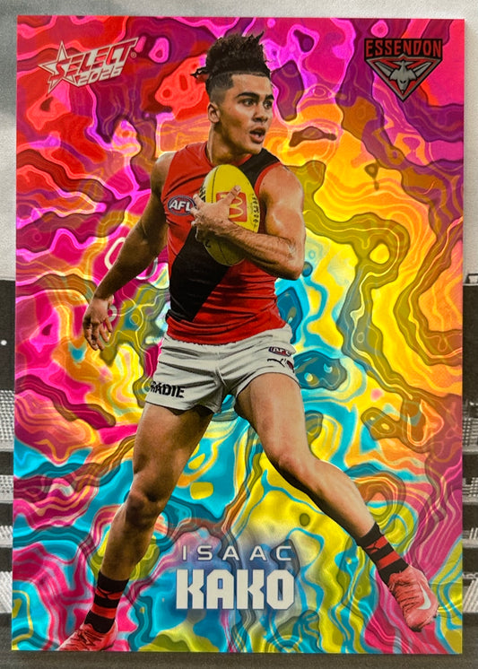 Select AFL Footy Stars 2026 - ISAAC KAKO (ESSENDON) Mercury Tie-Dye MYR23