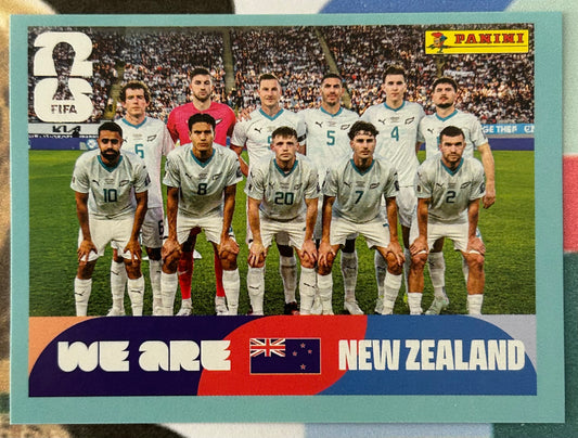 Panini FIFA World Cup 2026 Official Sticker Collection - TEAM PHOTO (NEW ZEALAND) NZL13