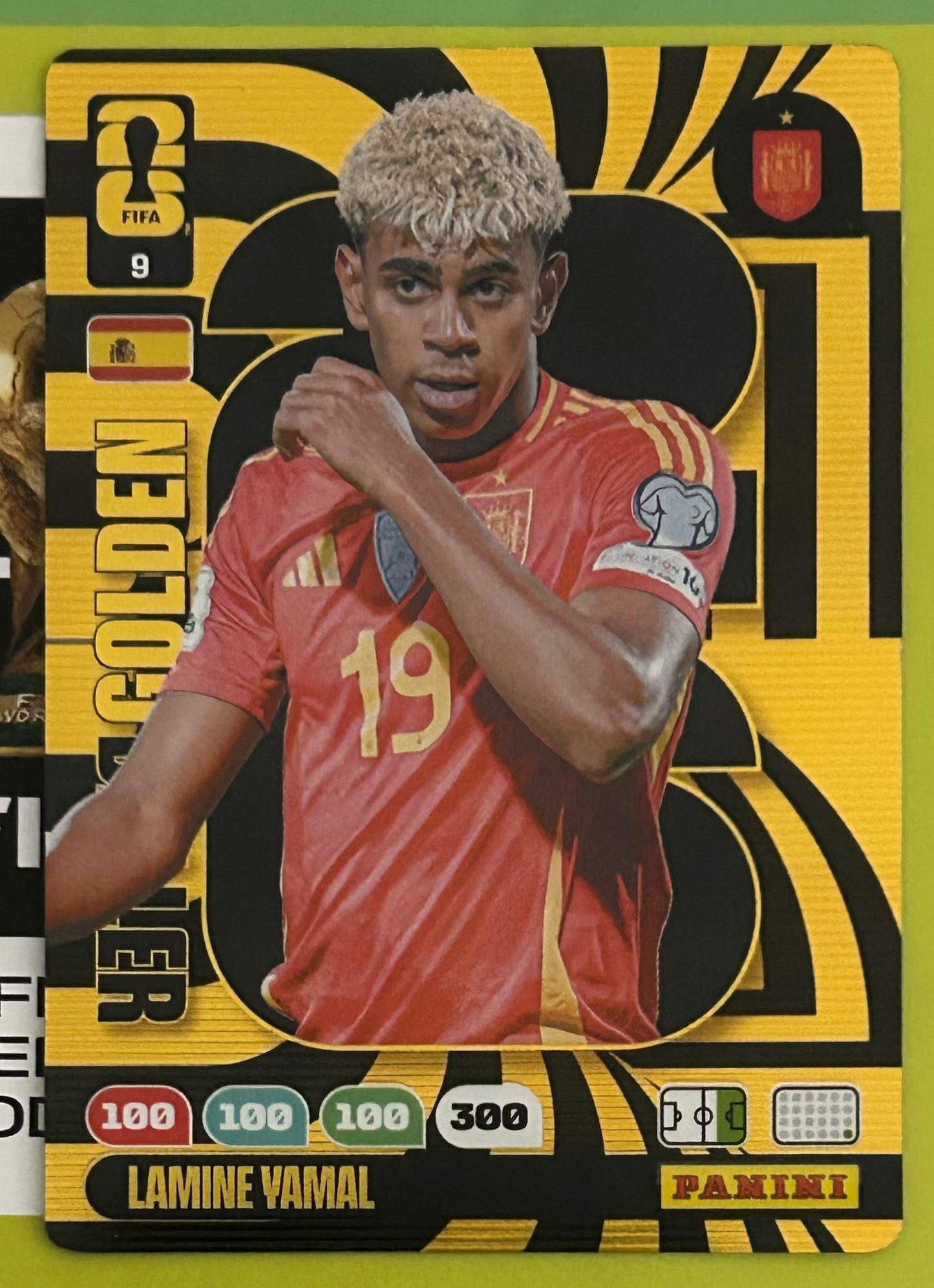 Panini FIFA World Cup 2026 Adrenalyn XL - LAMINE YAMAL (SPAIN) Golden Baller #9