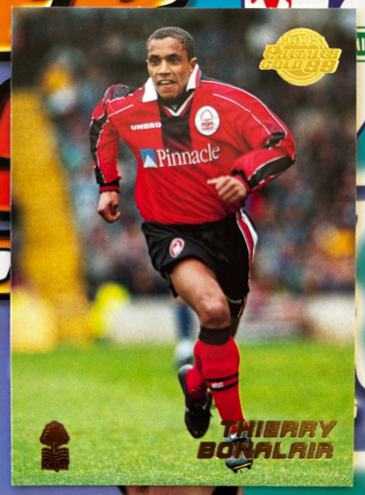 Merlin's Premier Gold 99 Trading Cards - THIERRY BONALAIR (NOTTINGHAM FOREST) #107