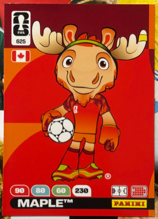 Panini FIFA World Cup 2026 Adrenalyn XL - MAPLE (CANADA) Mascot #625