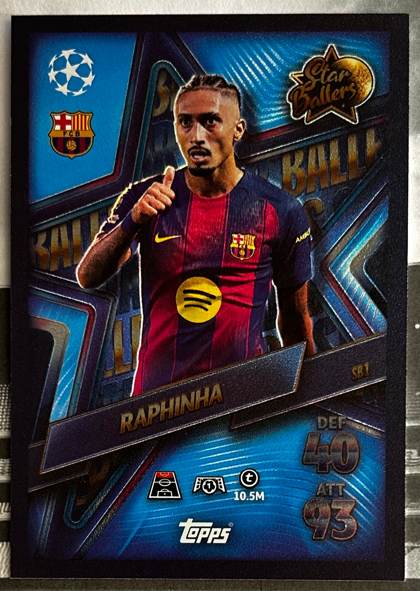 Topps 2025-26 Match Attax UEFA Update - Single STAR BALLERS Cards (SB1 - SB16)