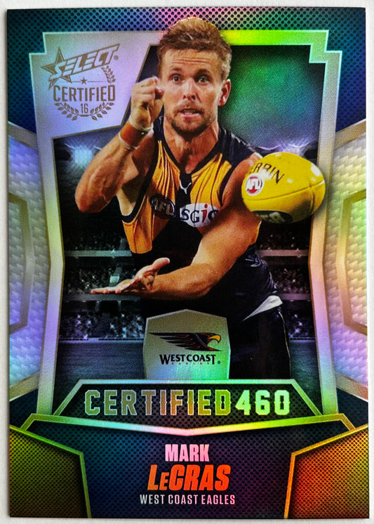 Select AFL 2016 Certified - MARK LECRAS (WEST COAST EAGLES) Certified 460 C203