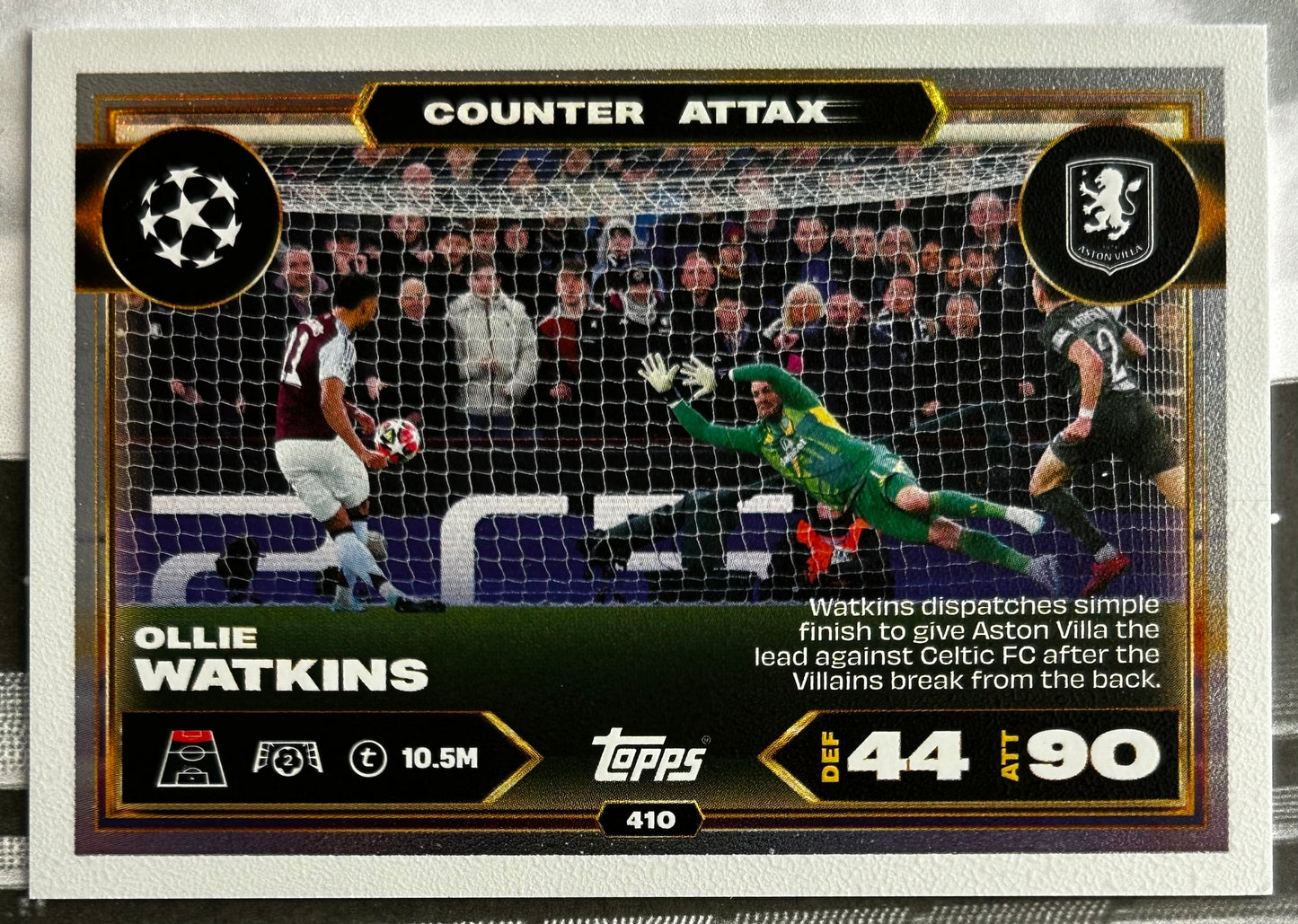2025-26 Topps UCC Match Attax - COUNTER ATTAX Rainbow Plus Foil (#406-#414) 1:3 packs