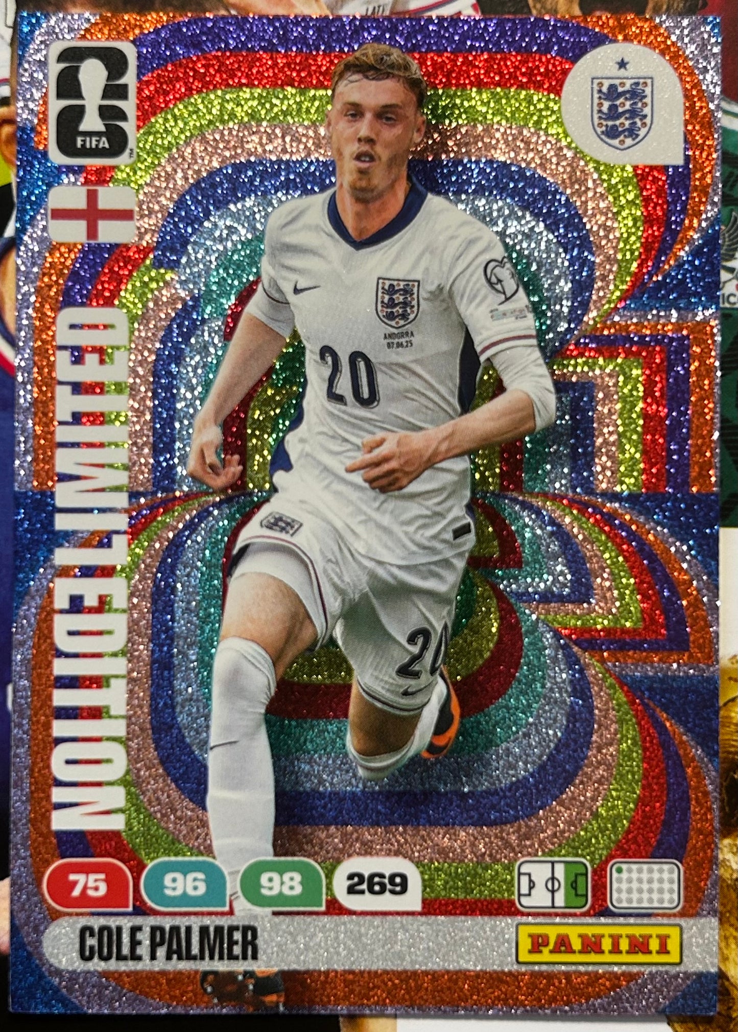 Panini FIFA World Cup 2026 Adrenalyn XL - COLE PALMER (ENGLAND) Limited Edition