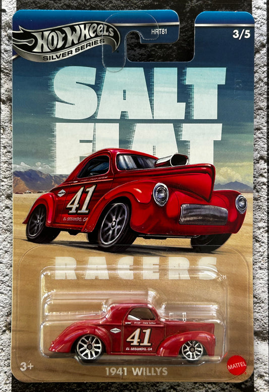 Mattel Hot Wheels Diecast Silver Series 1:64 - 1941 Willys Salt Flat