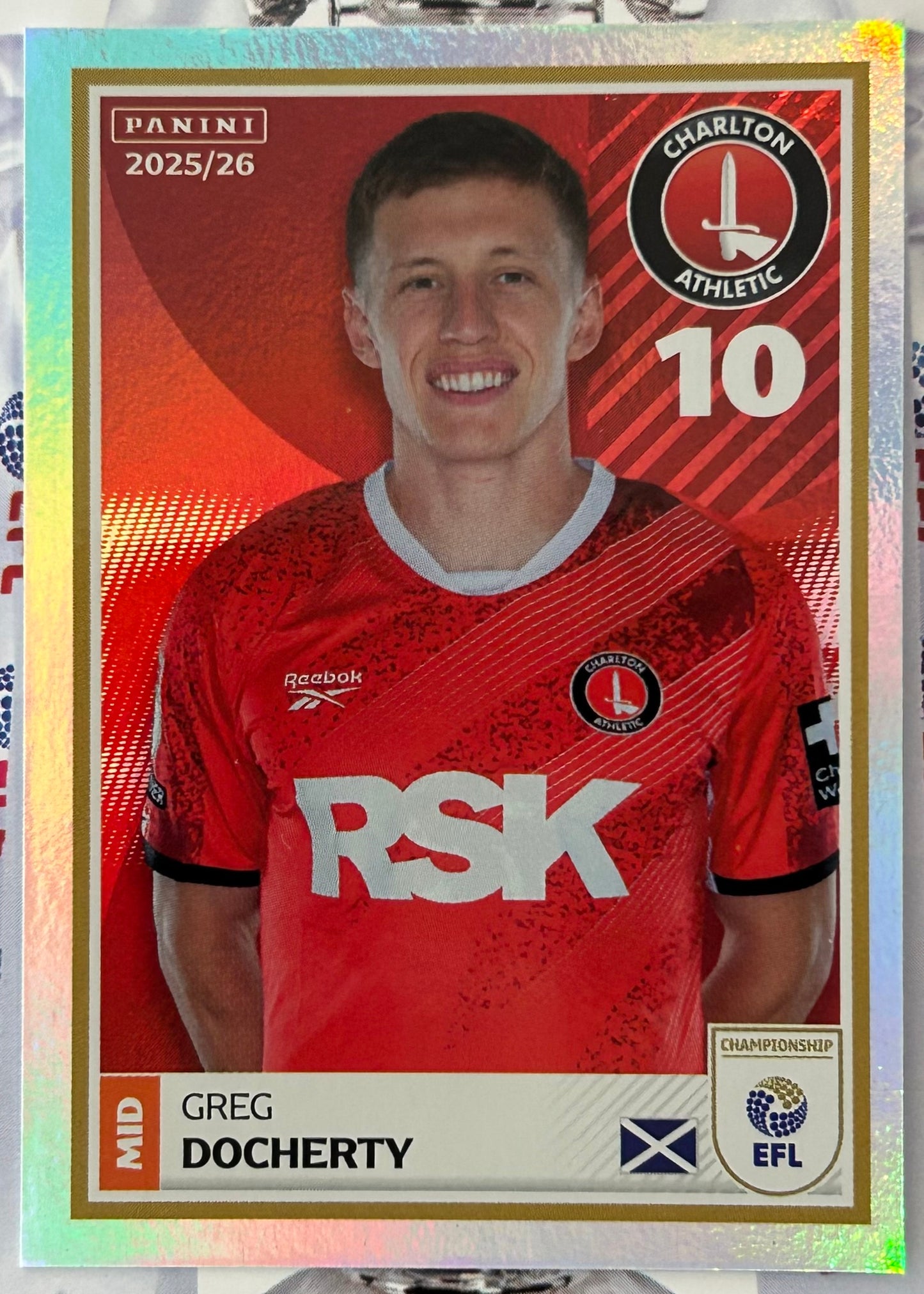 Panini EFL 2025-26 Sticker Collection - Single CHARLTON ATHLETIC Stickers (#71 - #88)