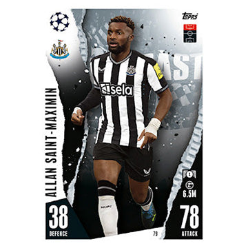 Topps 2023-24 Match Attax UEFA Single NEWCASTLE UNITED Cards (#64 - #81)