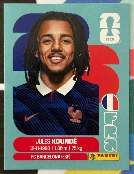 Panini FIFA World Cup 2026 Official Sticker Collection - JULES KOUNDE (FRANCE) FRA5