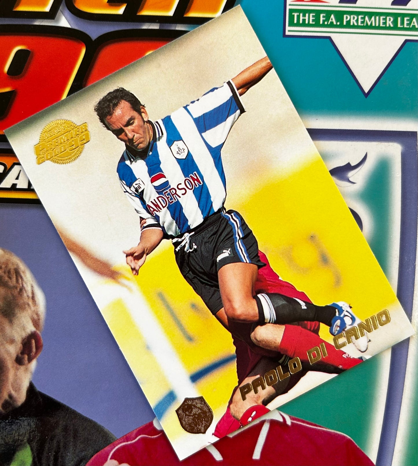 Merlin's Premier Gold 99 Trading Cards - PAULO DI CANIO (SHEFFIELD WEDNESDAY) #121