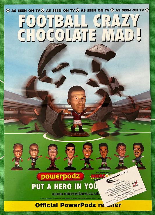 Corinthian MicroStars Powerpodz A3 Double-Sided Official Retailer Poster