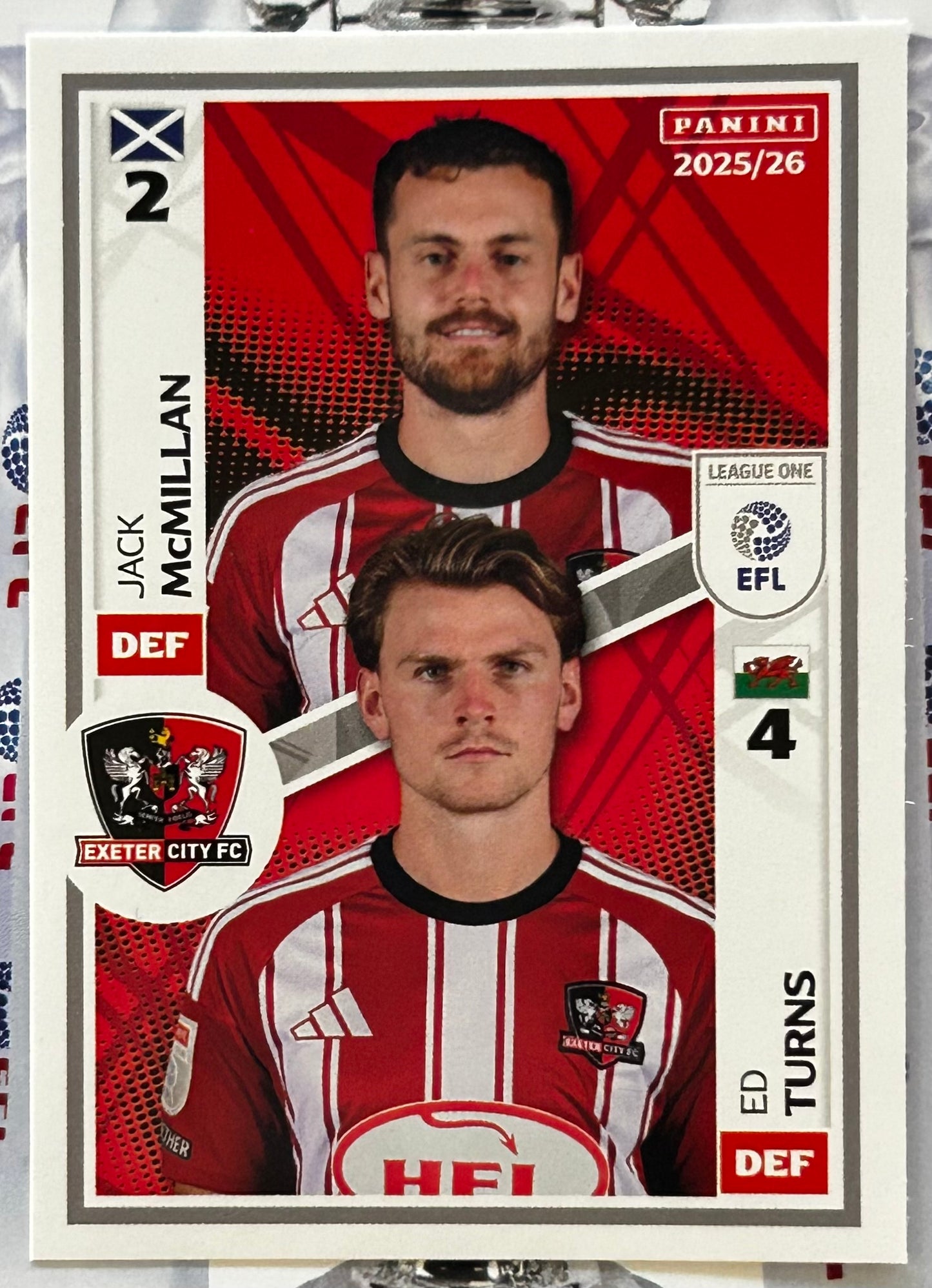 Panini EFL 2025-26 Sticker Collection - Single LEAGUE ONE Stickers (#533 - #580)