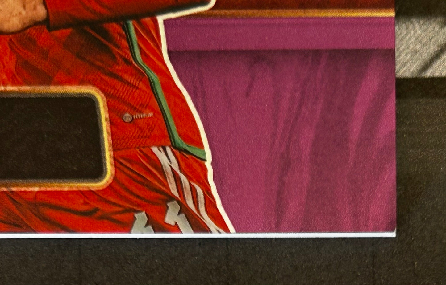 2022-23 Panini Select FIFA Soccer - GARETH BALE (WALES) Player-Worn Patch Purple Prizm #SM-GBE /49 *See Condition Note*
