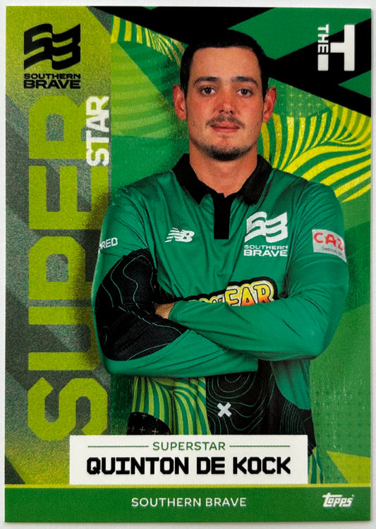 Topps The Hundred 2022 Trading Card Collection - QUINTON DE KOCK (Southern Brave) Superstar