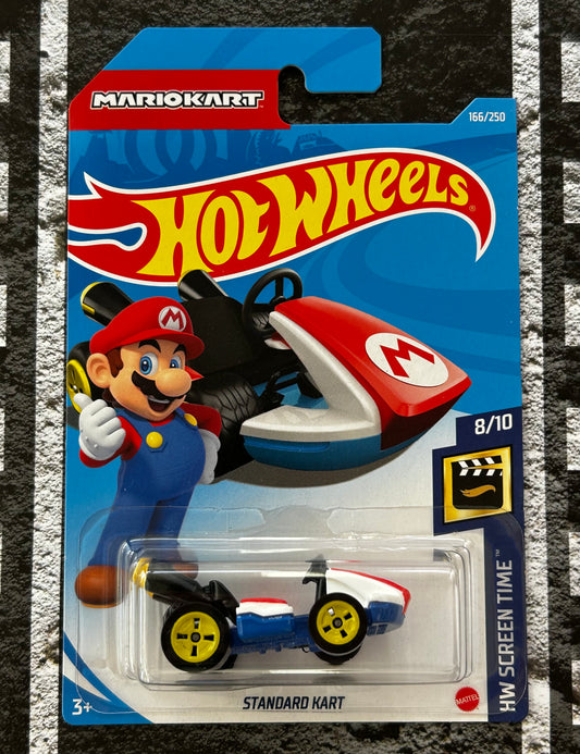 Mattel Hot Wheels Diecast Basic 1:64 - Mariokart Standard Kart HW Screen Time