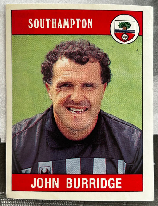 Panini Football 90 Sticker - JOHN BURRIDGE (SOUTHAMPTON) #262