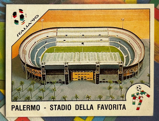 Panini FIFA World Cup Italia 90 Sticker - PALERMO STADIO DELLA FAVORITA #37