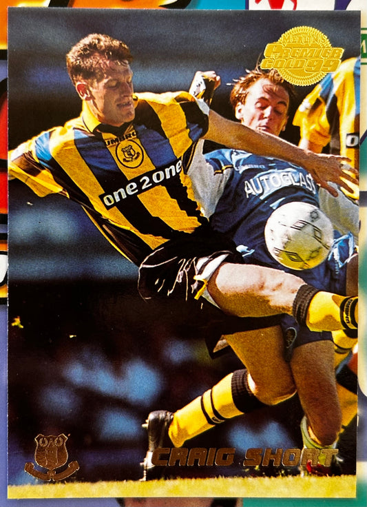 Merlin's Premier Gold 99 Trading Cards - CRAIG SHORT (EVERTON) #55