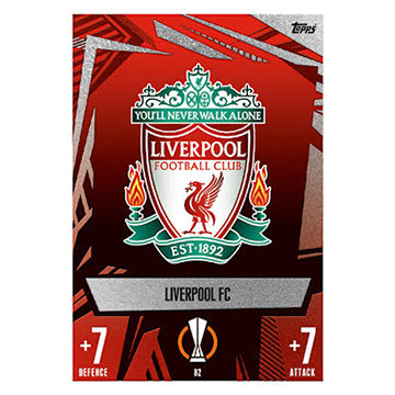 Topps 2023-24 Match Attax UEFA Single LIVERPOOL Cards (#82 - #99)