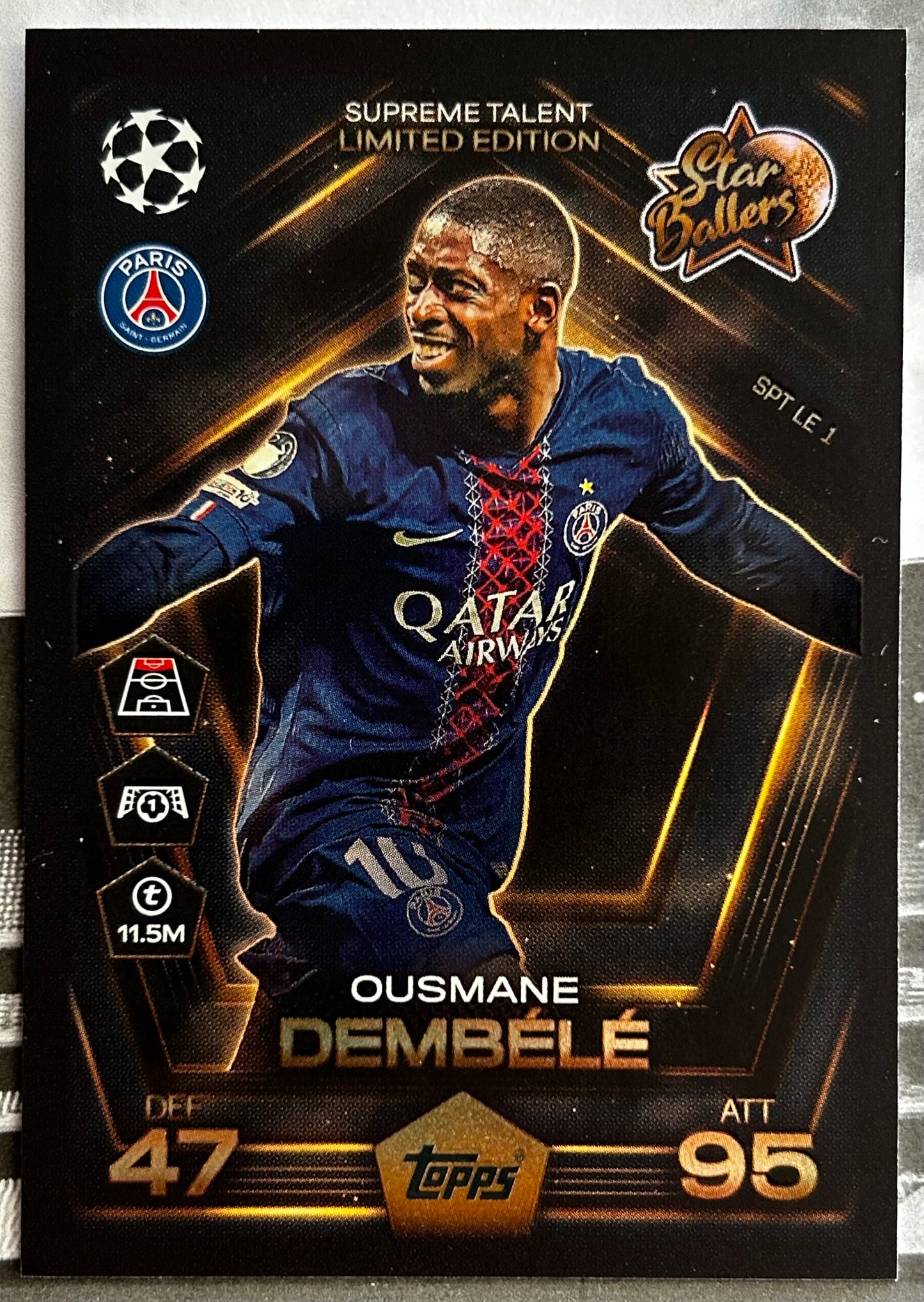 Topps 2025-26 Match Attax UEFA Update - Single STAR BALLERS Cards (SB1 - SB16)