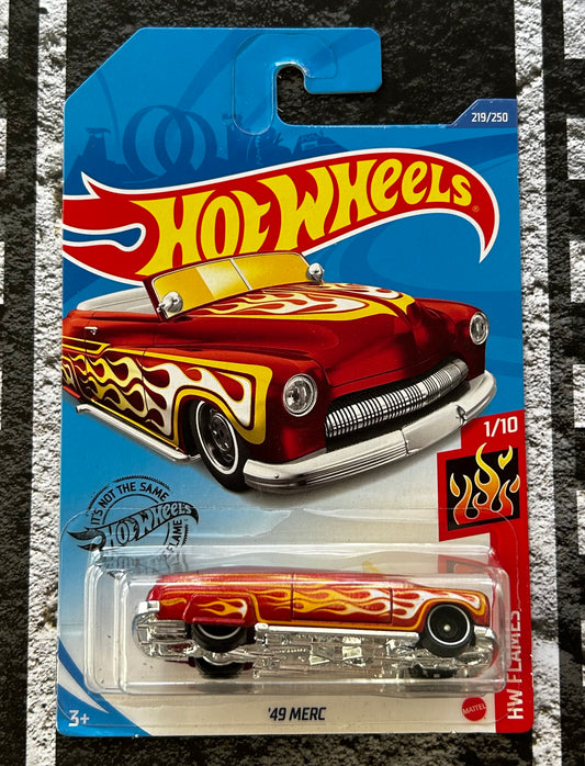 Mattel Hot Wheels Diecast Basic 1:64 - '49 Merc HW Flames