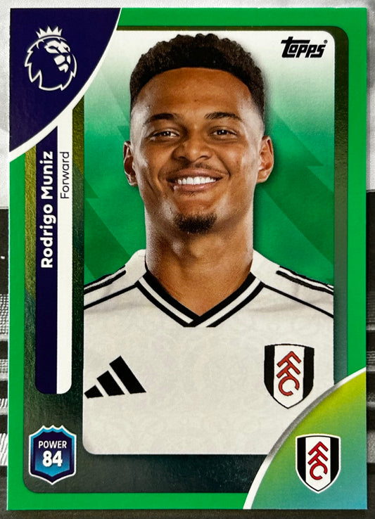 Topps Premier League 2026 Debut Edition - Single GREEN BASE PARALLEL Cards (All Teams)