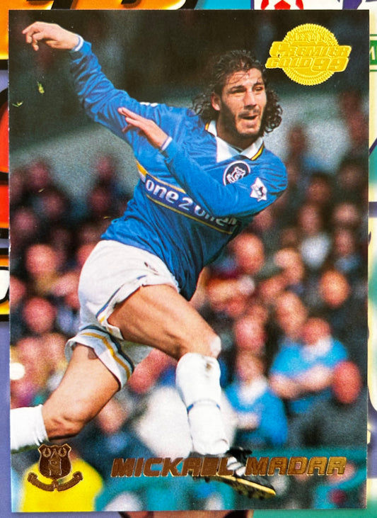 Merlin's Premier Gold 99 Trading Cards - MICHAEL MADAR (EVERTON) #60