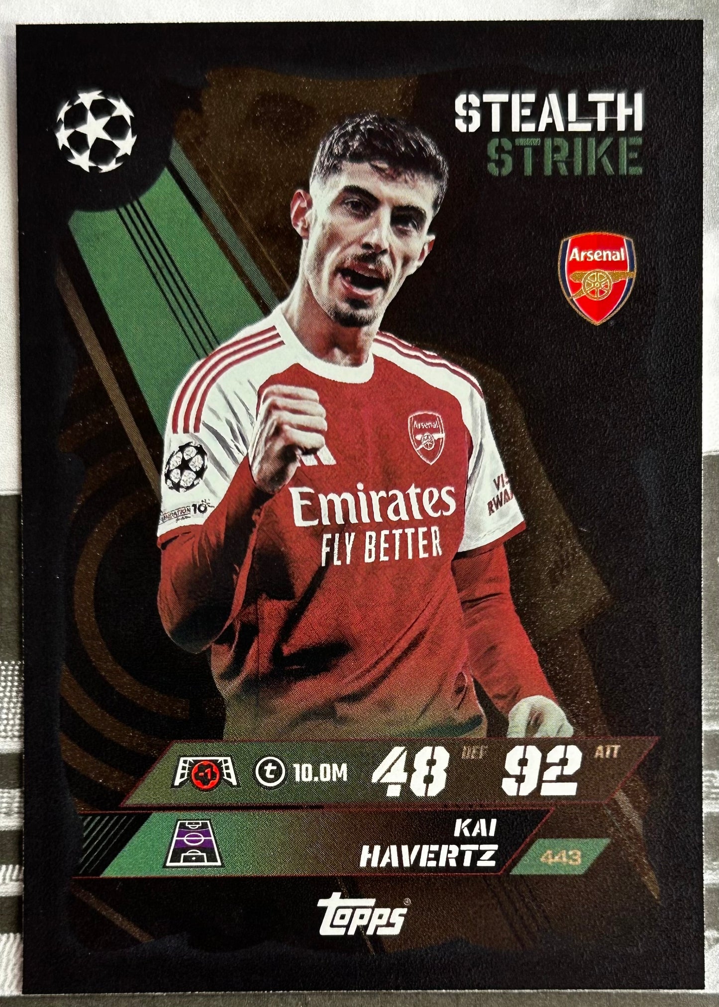 2025-26 Topps UCC Match Attax - STEALTH STRIKE Holographic Foil (#442-#459) 1:2 packs