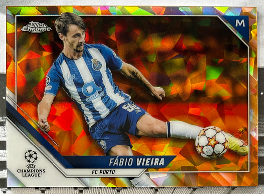 Topps UEFA Chrome Sapphire 2021-22 - FABIO VIEIRA (FC PORTO) Orange Parallel #163 /50