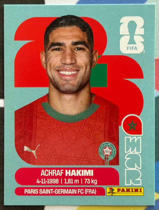 Panini FIFA World Cup 2026 Official Sticker Collection - ACHRAF HAKIMI (MOROCCO) MAR4