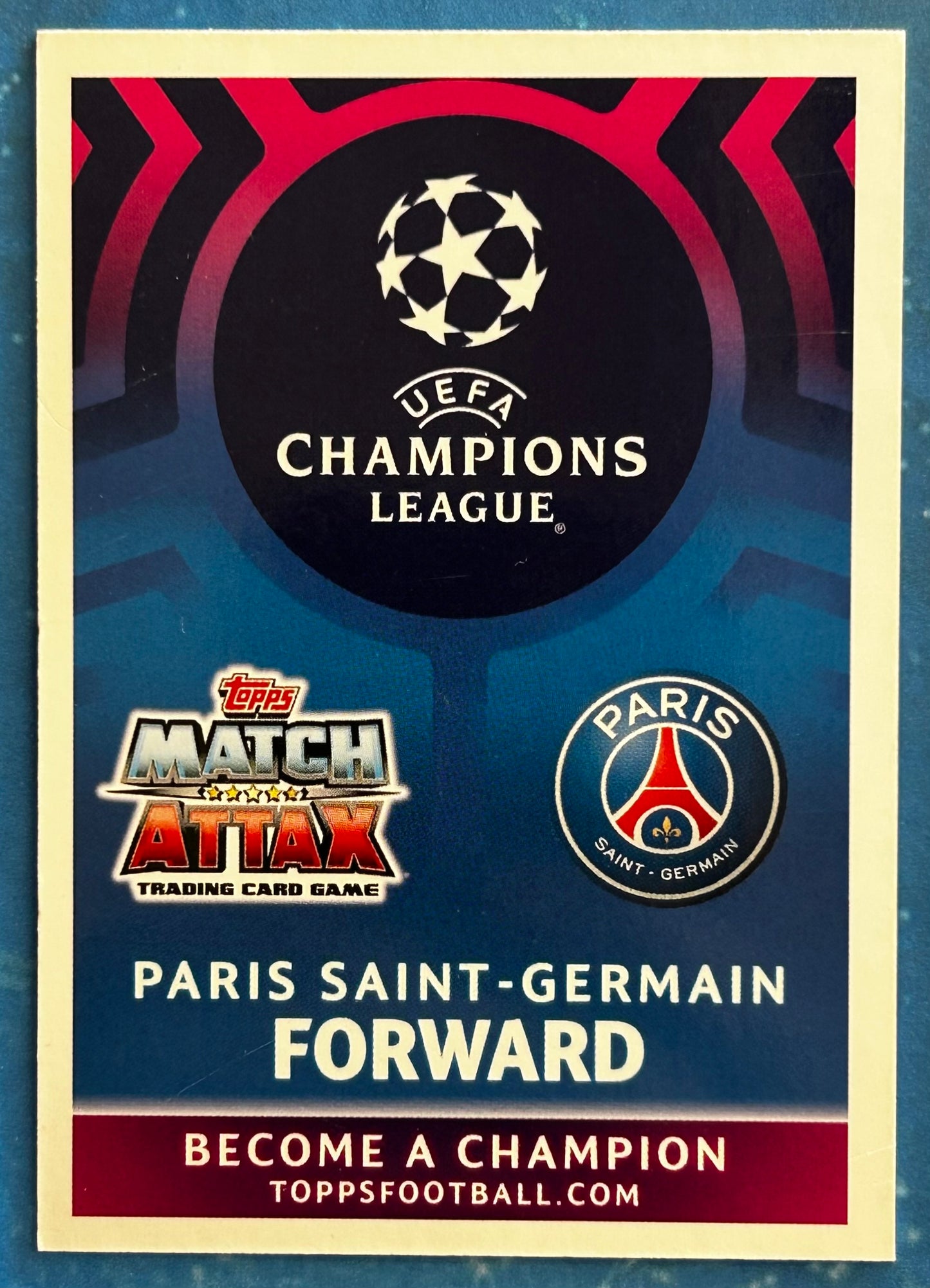 Topps Match Attax UEFA Champions League 2018-19 - EDINSON CAVANI (PSG) 100 Club Foil Insert #437