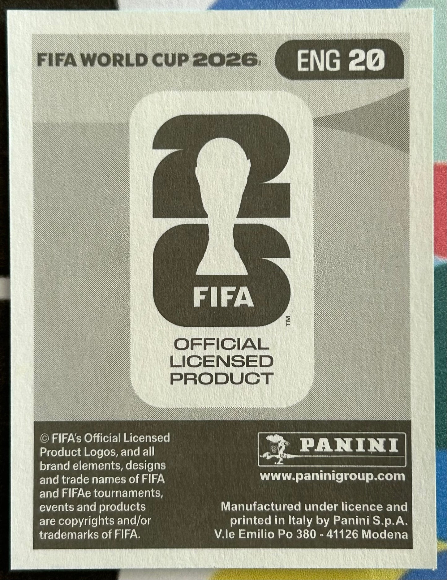 Panini FIFA World Cup 2026 Official Sticker Collection - OLLIE WATKINS (ENGLAND) ENG20