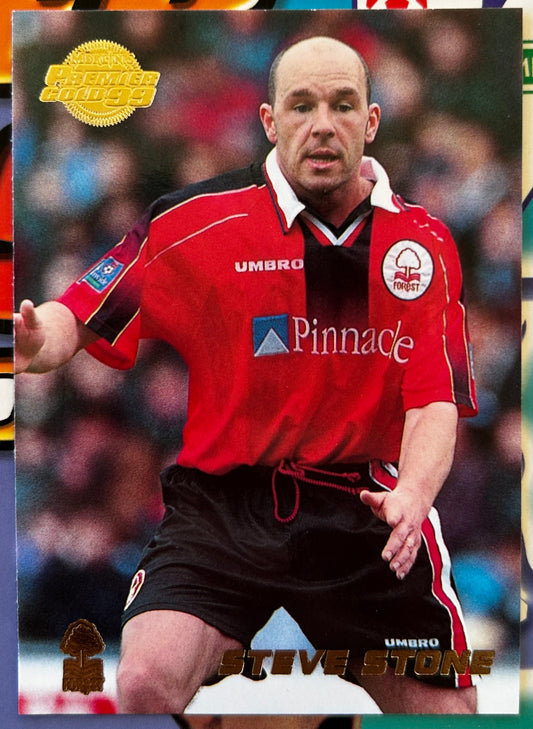 Merlin's Premier Gold 99 Trading Cards - STEVE STONE (NOTTINGHAM FOREST) #111