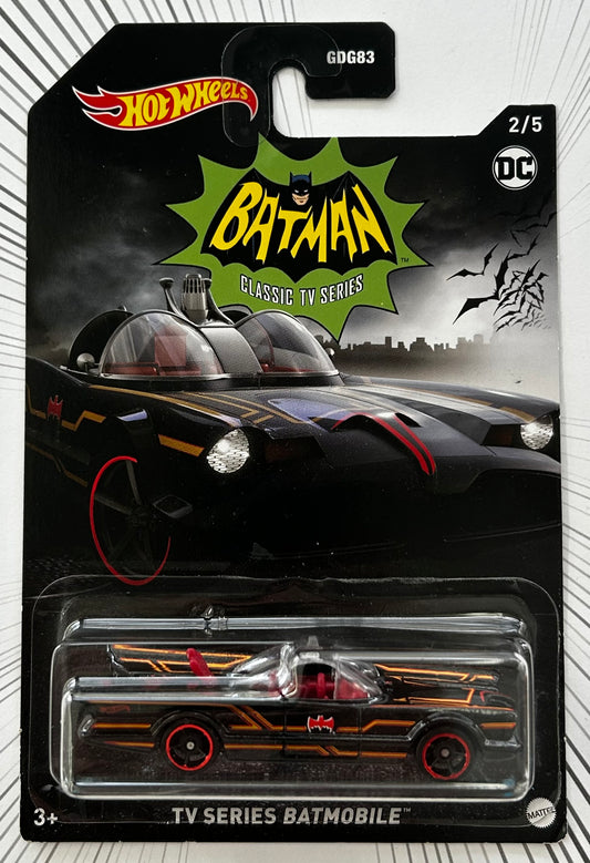 Mattel Hot Wheels Diecast 1:64 - TV Series Batmobile 2/5 Batman Series