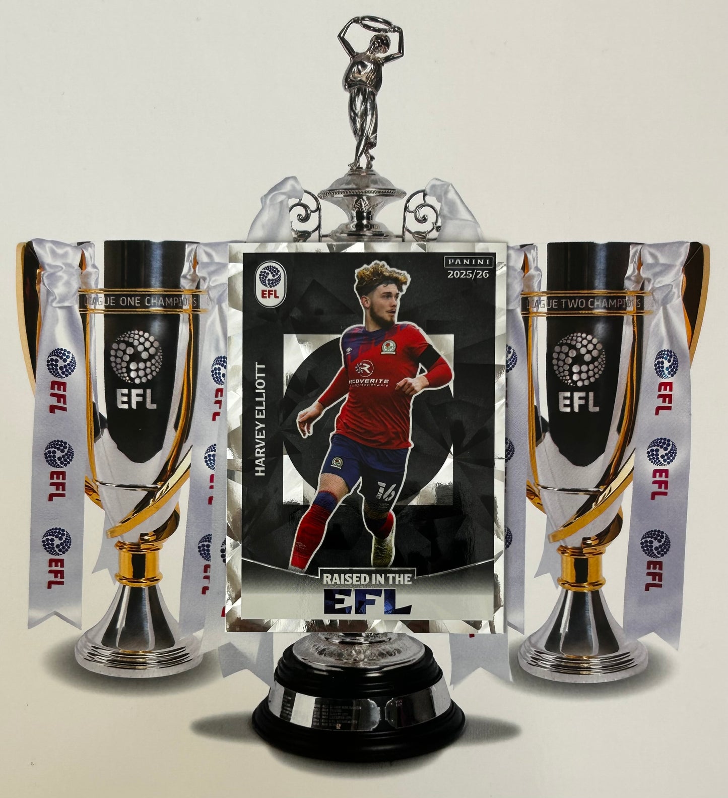 Panini EFL 2025-26 Sticker Collection - HARVEY ELLIOTT (BLACKBURN ROVERS) Raised in the EFL #681