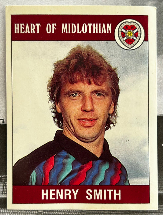 Panini Football 90 Sticker - HENRY SMITH (HEART OF MIDLOTHIAN) #399