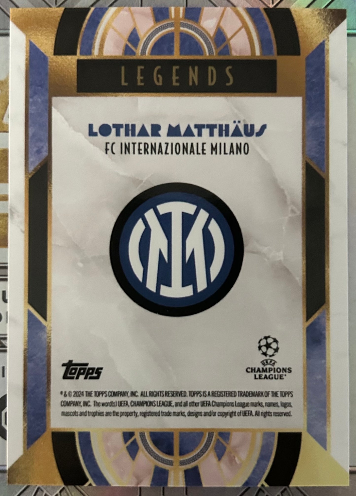 Topps UCC Deco 2024-25 - Single INTER MILAN Cards (Base & Inserts)