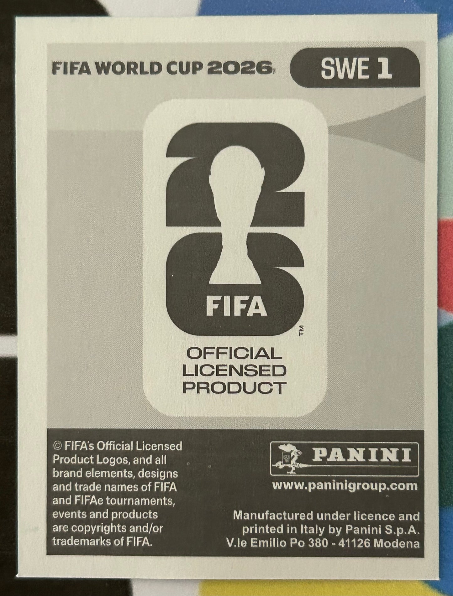 Panini FIFA World Cup 2026 Official Sticker Collection - EMBLEM (SWEDEN) Foil Sticker SWE1