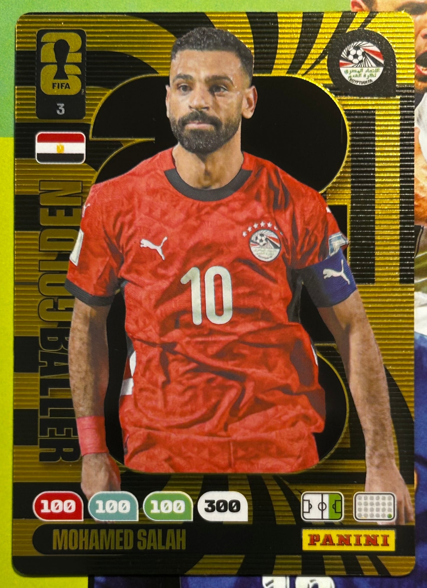 Panini FIFA World Cup 2026 Adrenalyn XL - MOHAMED SALAH (EGYPT) Golden Baller #3