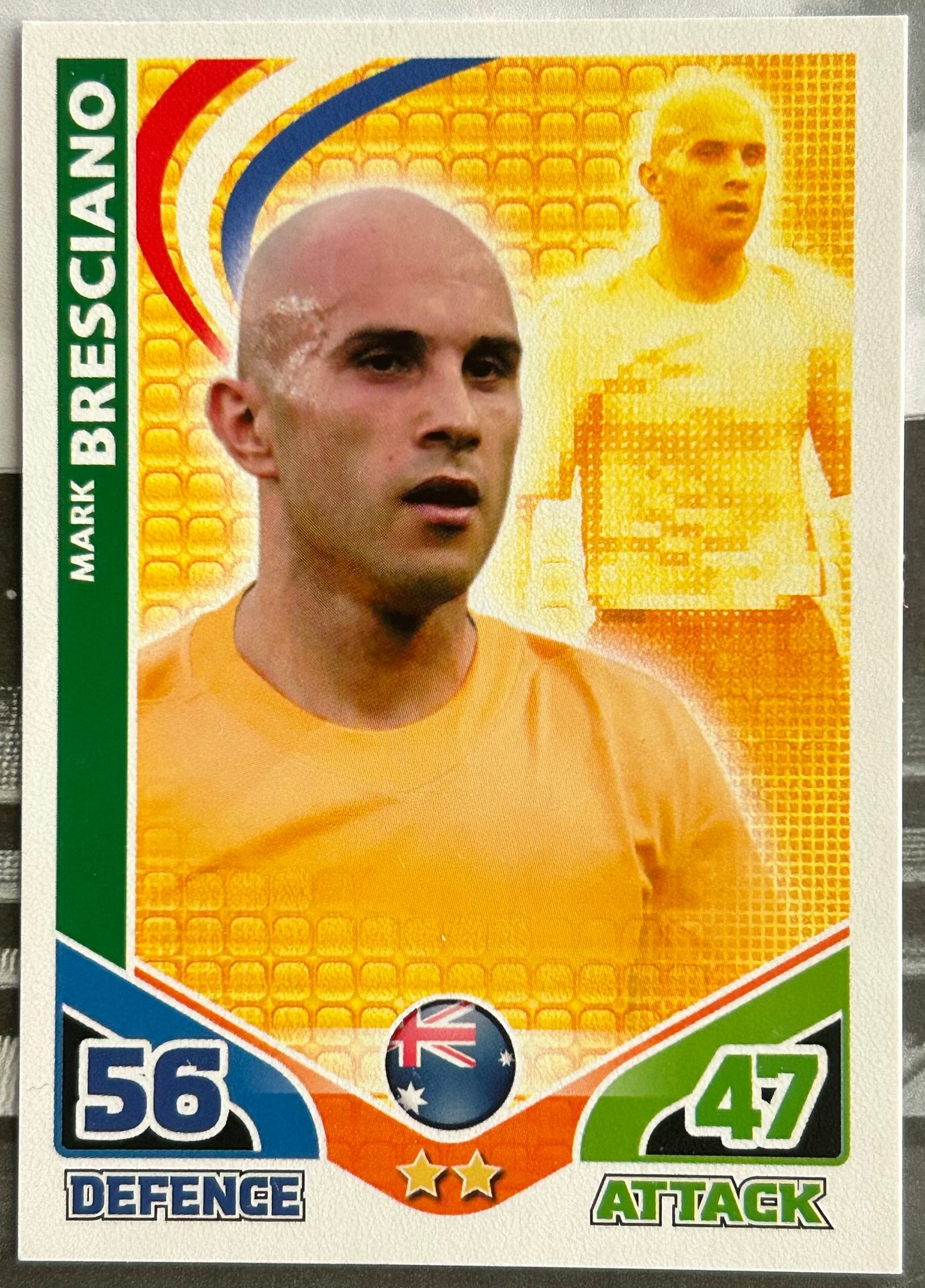 Topps Match Attax England World Cup 2010 - MARK BRESCIANO (AUSTRALIA) Socceroos #21