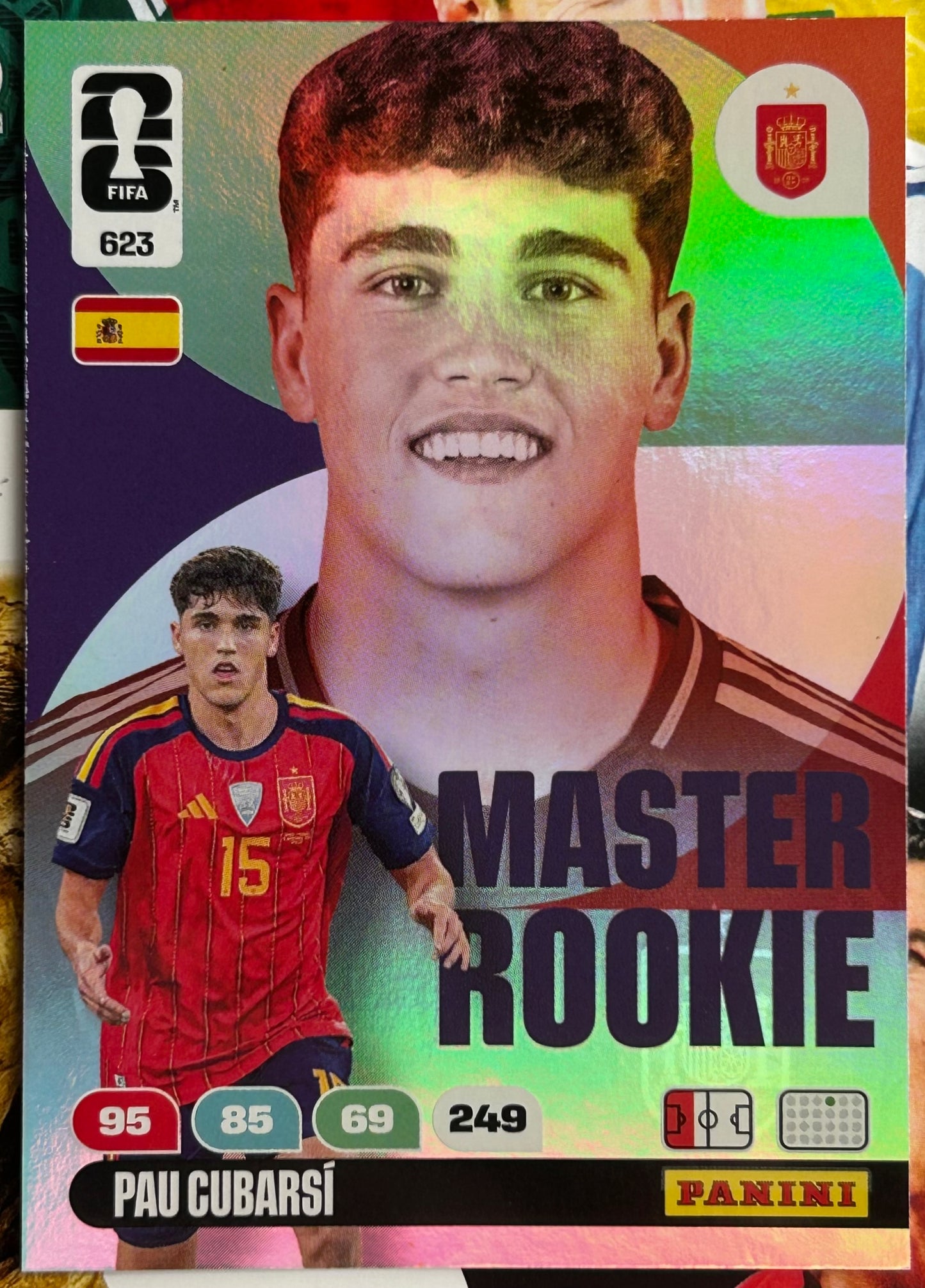 Panini FIFA World Cup 2026 Adrenalyn XL - PAU CUBARSI (SPAIN) Master Rookie #623