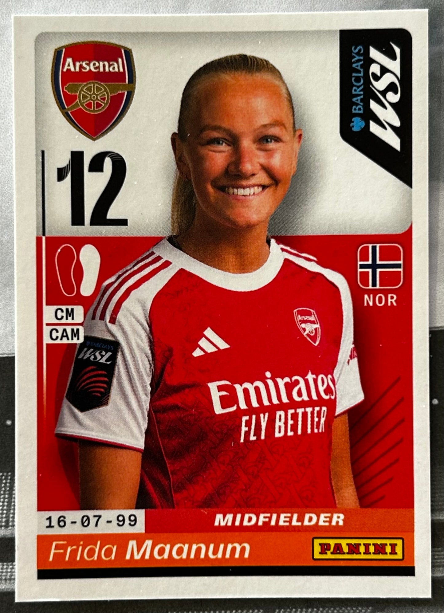 Panini Barclays Women's Super League 2026 Sticker Collection - SINGLE STICKERS (#38 - #235)