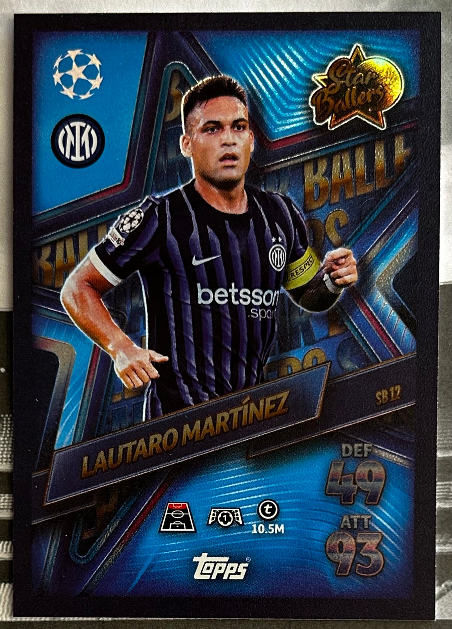 Topps 2025-26 Match Attax UEFA Update - Single STAR BALLERS Cards (SB1 - SB16)