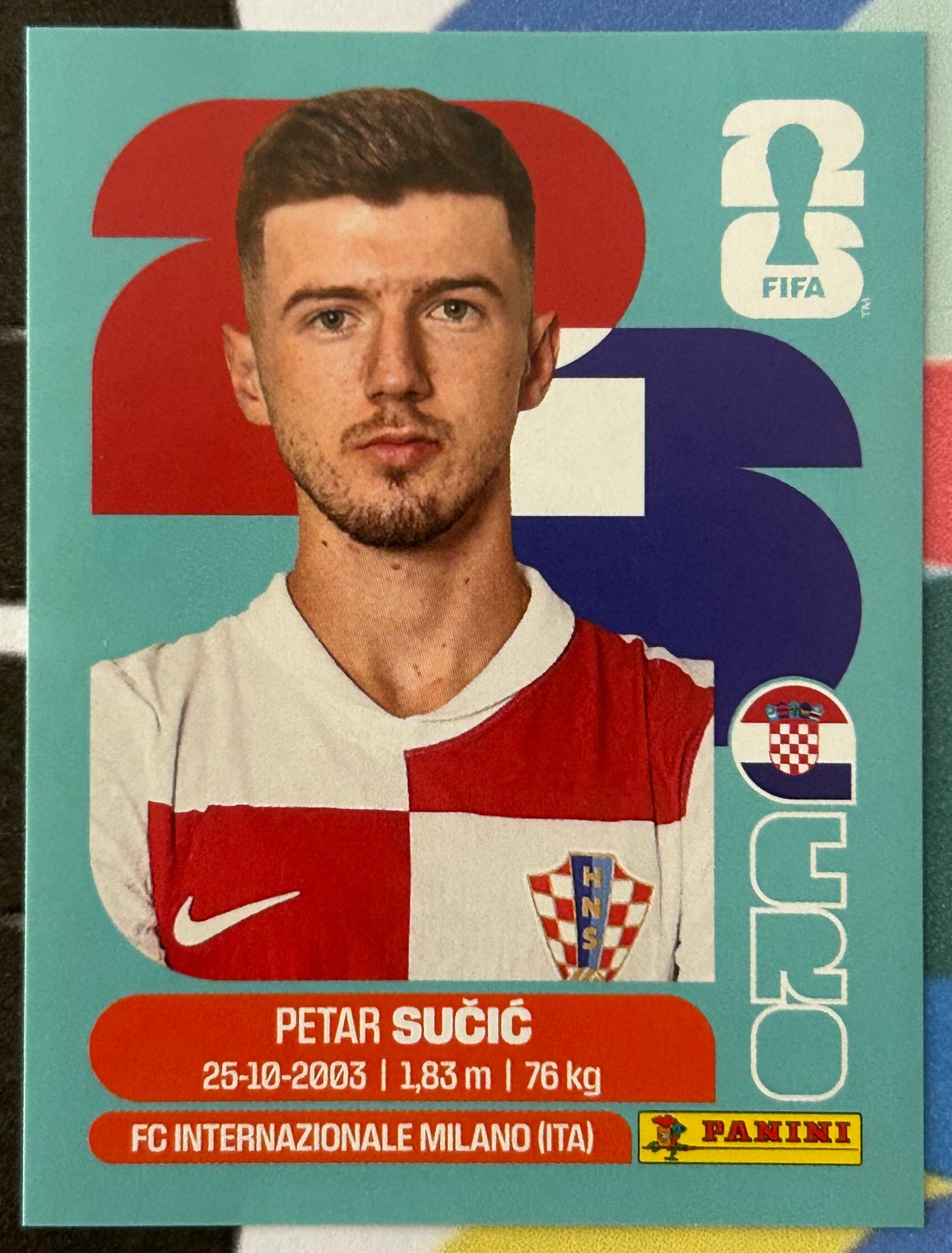 Panini FIFA World Cup 2026 Official Sticker Collection - PETAR SUCIC (CROATIA) CRO15