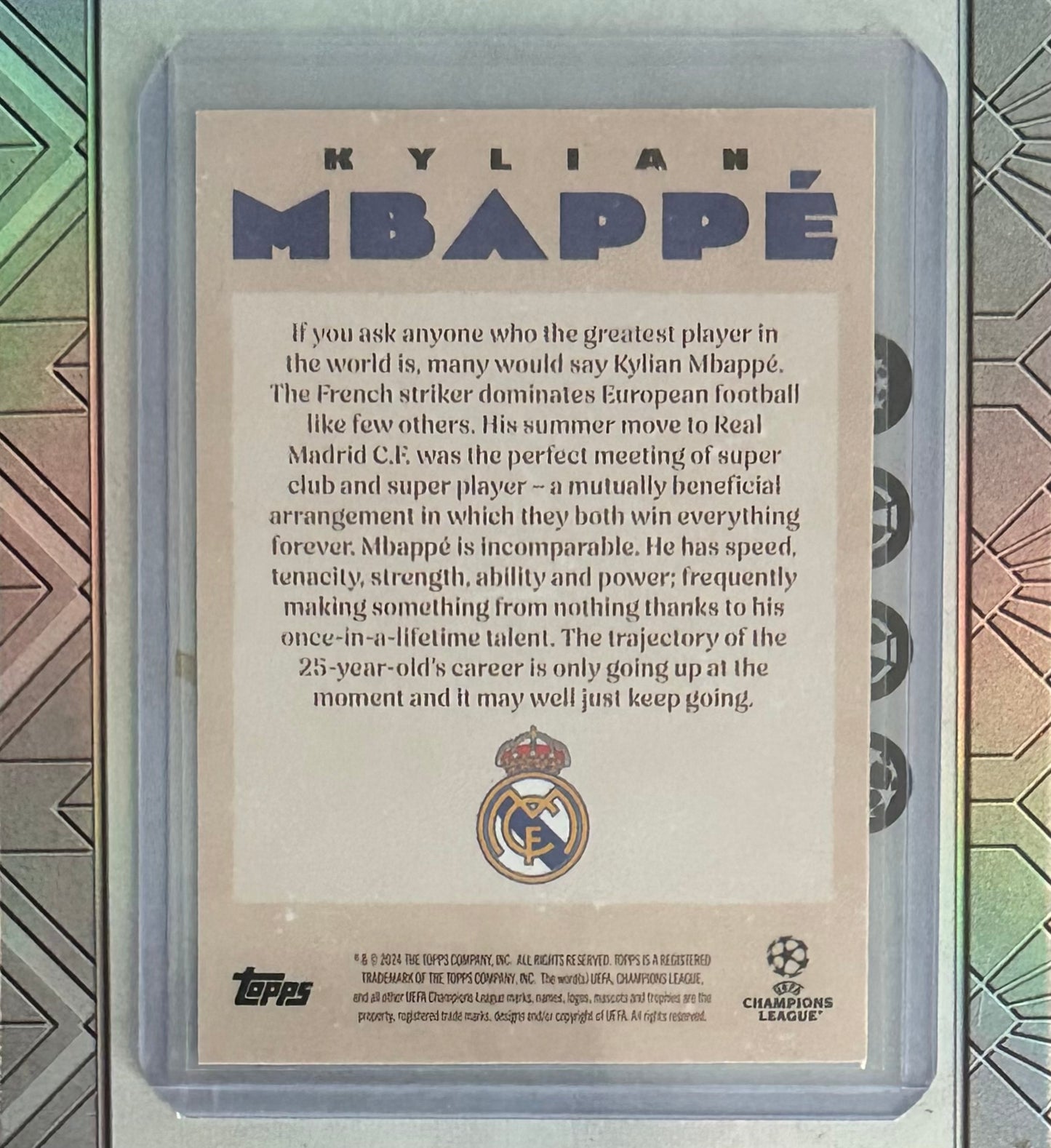 Topps UCC Deco 2024-25 - Single REAL MADRID Cards (Base & Inserts)