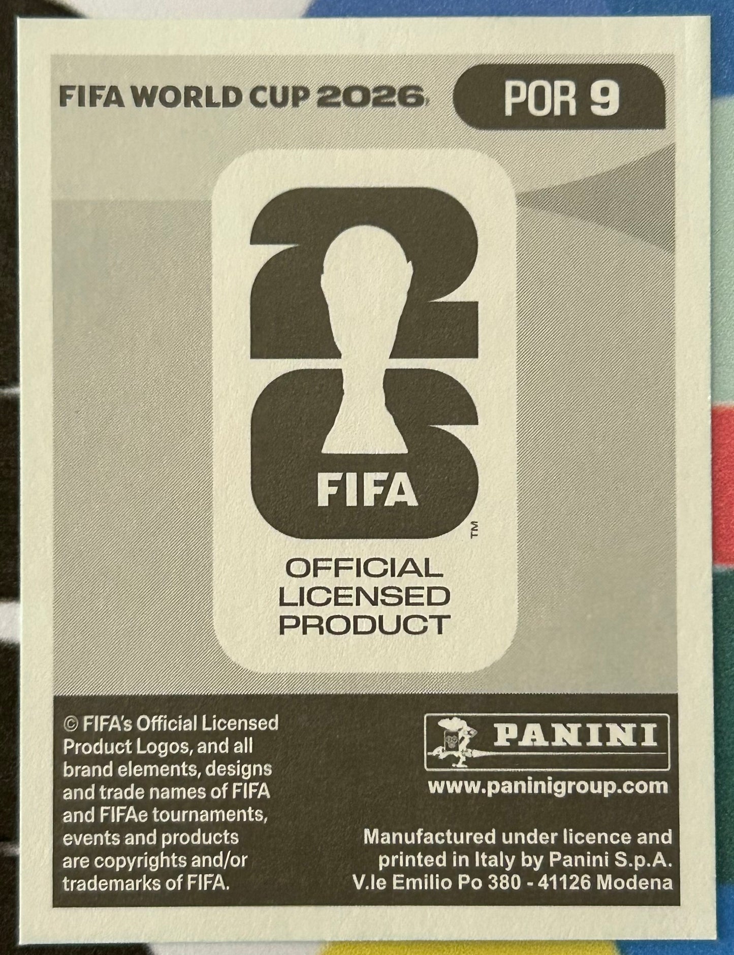 Panini FIFA World Cup 2026 Official Sticker Collection - BERNARDO SILVA (PORTUGAL) POR9