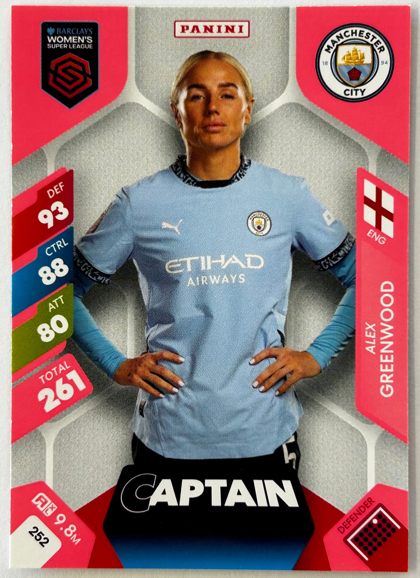 Panini Adrenalyn XL Barclays Women's Super League 2025 - Single CAPTAIN Cards (1:4 packets) #244 - #255