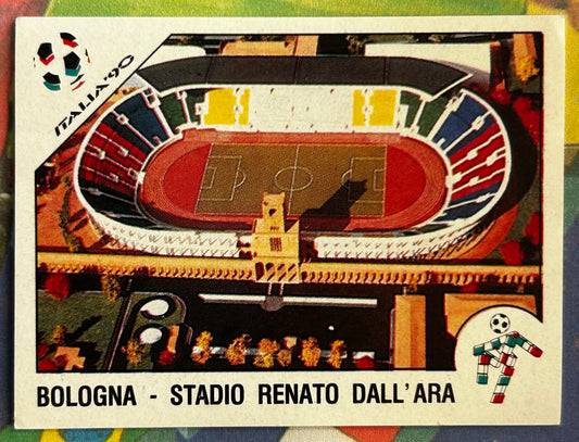 Panini FIFA World Cup Italia 90 Sticker - BOLOGNA STADIO RENATO DALL'ARA #24